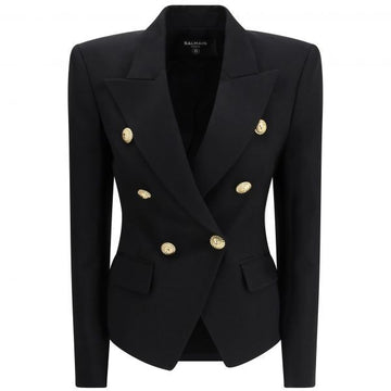 Balmain Grand Poudre 6-Button Jacket 155774883 [P]