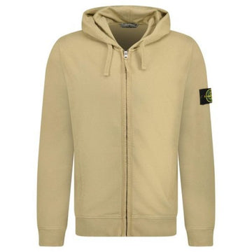 STONE ISLAND ブ brushed organic cotton fleece full zipper hooded sweatshirt 150744654 [P]