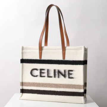 CELINE ストライプテキスタイルのジャカード大カバス 130373553 [P]