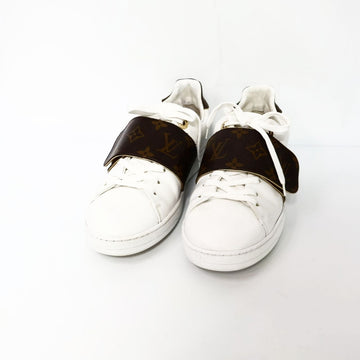 LOUIS VUITTON Monogram Velcro Low-Top Sneakers 38/245 159265786 [P]