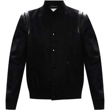 SAINT LAURENT Woll-Vorstandjacke stamp: 354718 Y197Q 1000 149391836 [P]