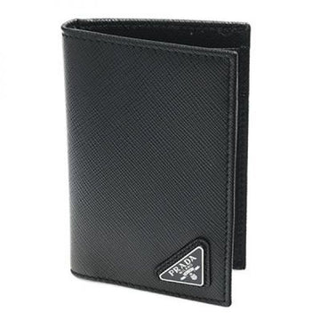 Prada Saffiano Triangle Cardholder 155022105 [P]