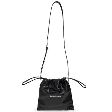 Balenciaga Medium Shopper Dust Bag Crossbody Pouch Black 156102886 [P]