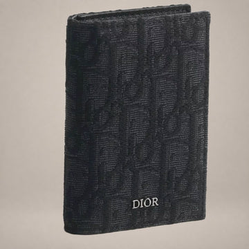 DIOR Vertikales 2-faches Kartenetui Schwarz 131215240 [P]
