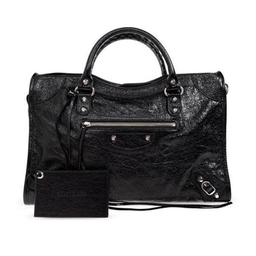 Balenciaga Le City Bag Medium Shiny Silver Decoration 159268855 [P]