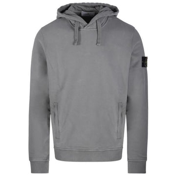 STONE ISLAND Brushed Organic Cotton Fleece Hoodie Sweatshirt 150744508 [P]