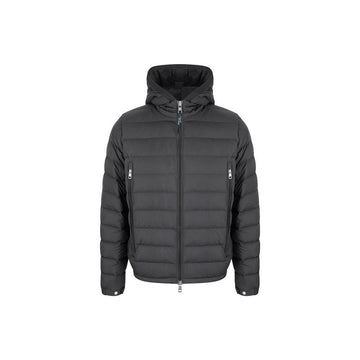 Moncler GALION Logo Patch Hooded Lightweight Padding Jacket Black 159272353 [P]