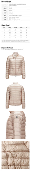 Moncler Light Pink Logo Patch Lightweight Padded Jacket 1A101 00 53048 529 159272358 [P]