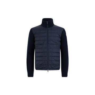 Moncler Logo Patch Knit Mix Lightweight Padding Jacket 159272364 [P]
