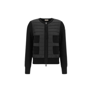 Moncler Lightweight Padded Jacket with Logo Patch in Black 159272372 [P]
