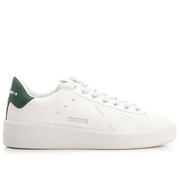 GOLDEN GOOSE ピュアスター スニーカー グリーン レザー タブ 75859745 [P]