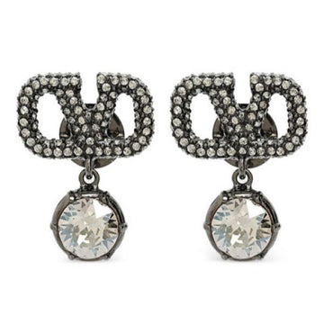 Valentino V Logo Signature Embellished Earrings (5W0J0X13 YCW Z2L 5W2J0X13 Z2L) 150690637 [P]