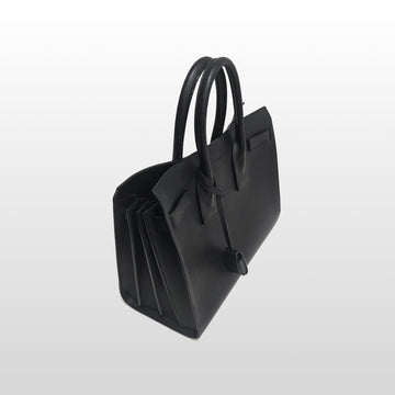 SAINT LAURENT ブラック 378299 サック ドジュール カーフスキン スモール ショルダーバッグ 159274010 [P]