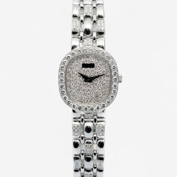 PIAGET 89681 エクストリームリー ジュエリー クッション シェイプ ビンテージ ウォッチ ダイヤモンド パヴェセッティング 22ミリ スモール ビンテージ レディース ゴールド ウォッチ 159274518 [P]