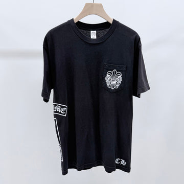 CHROME HEARTS ポールフレール T バスクロール ロゴ 半袖 Tシャツ ブラック 159274607 [P]