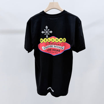CHROME HEARTS ウェルカム ラスベガス 半袖 Tシャツ ブラック 159274630 [P]