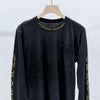 Chrome Hearts Long Sleeve T-Shirt with Neck Logo Script Black 159274757 [P]