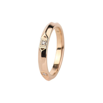 Tiffany & Co Pink Gold 5P Diamond True Ring Size 8 (Purchase Receipt) 37577 159274827 [P]