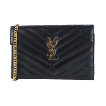 Saint Laurent Envelope WOC Chain Crossbody Bag 37628K-1 159275177 [P]