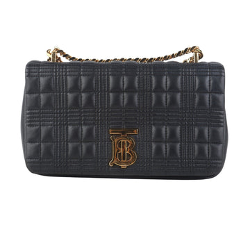 BURBERRY Goldene BT Quilted Lola kleine Umhängetasche 37628K-2 159275188 [P]