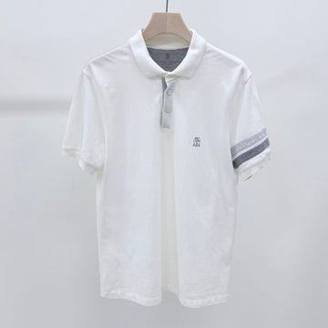BRUNELLO CUCINELLI Baumwolle Logo Poloshirt 159275599 [P]