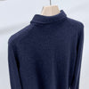 Brunello Cucinelli Cashmere Knit Polo Navy 48 159275633 [P]