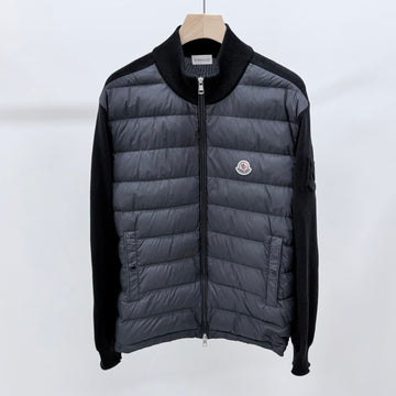 MONCLER [XL] トリコットニットパディング ブラック 159275661 [P]