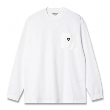 Carhartt Pocket Heart Long Sleeve T-Shirt I035300 00AXX 159287208 [P]