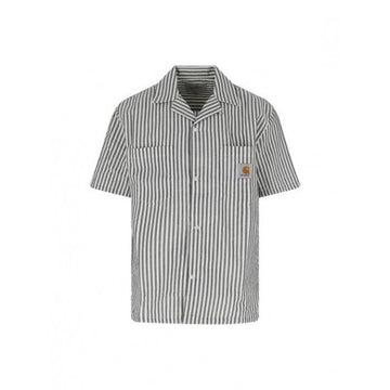CARHARTT WIP SS LEAVEL Hemd Ribbel Streifen Kurzarm I036203 3K4XX 159287551 [P]