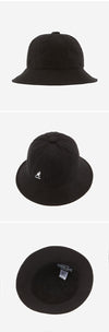 KANGOL K5369 BLACK gewaschene Freizeit Bucket Hat 144767924 [P]