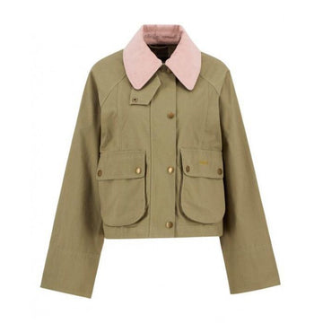 BARBOUR クロップ Beadnell カジュアルジャケット ブリーチドオリーブ LCA0377 OL31 159289693 [P]