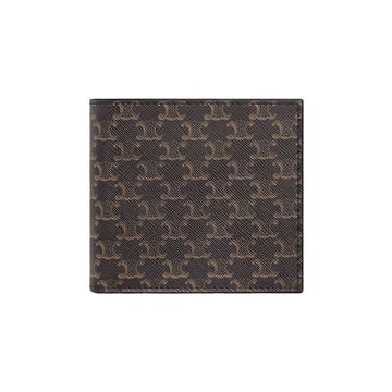 Celine Men's Triomphe Canvas Wallet Black 156558661 [P]