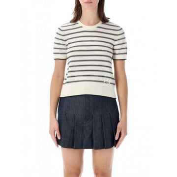 APC Striped Crew Neck Short Sleeve T-Shirt 159290165 [P]