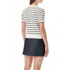 APC Gestreiftes Kurzarm-T-Shirt mit Rundhalsausschnitt 26SS 159290165 [P]