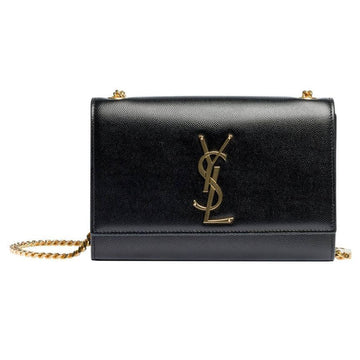 SAINT LAURENT ニューレア・フラップ・スモールチェーンバッグ・ブラック 469390 BOW0J 1000 125048257 [P]