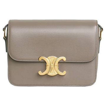 Celine Tri-Opé Thin Shoulder Bag Pebble 188423 BF4 10BL 124453147 [P]