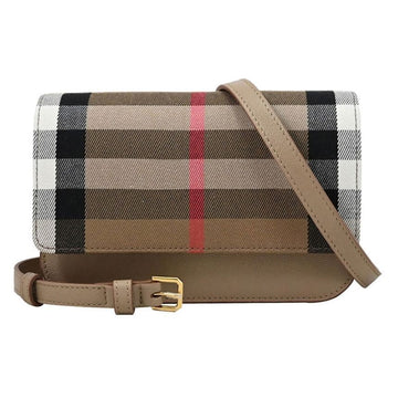 Burberry Medison Check Flap Crossbody Bag Chestnut Beige 8084494 124399558 [P]