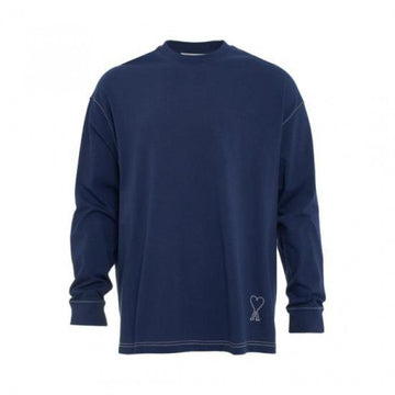 AMI トップステッチ ドゥ クエフ ロングスリーブ Tシャツ 726 A021 159290248 [P]