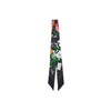 Gucci Floral Print Silk Scarf Black 158752176 [P]