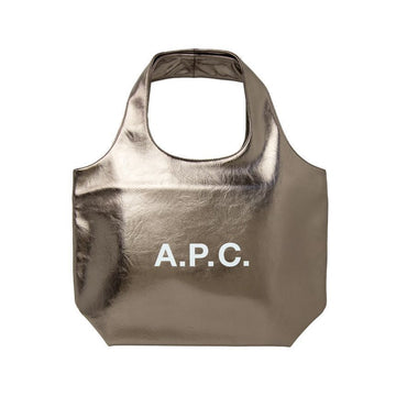 APC 26SS NINON Logo Printed Tote Bag Metal Gray PUABZ M61565 RAP 150727007 [P]