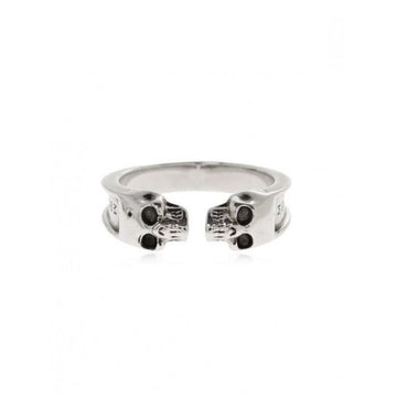 ALEXANDER MCQUEEN Twin Skull Ring 26FW 159290507 [P]