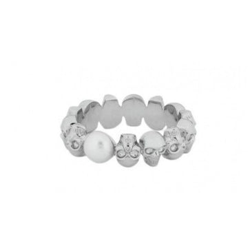 ALEXANDER MCQUEEN Skull Perlenring 836794 J16PB 1906 159290515 [P]