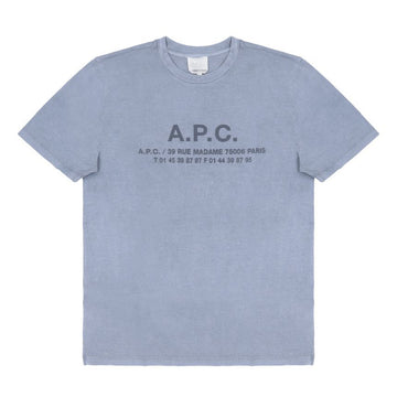 APC Herren Kurzarmshirt H26570 IAB HELLBLAU 159290526 [P]
