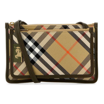 Burberry Logo Label Vintage Check Crossbody Bag Sand 8098199 118709457 [P]