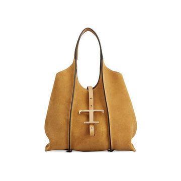 TODS 26SS タイムレス スエード ミニ ショッパークロスバッグ ブラウン P3A S403 150622488 [P]