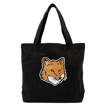 Maison Kitsune Fox Head Printing Tote Bag Black LW05101WW0050 P199 114555615 [P]