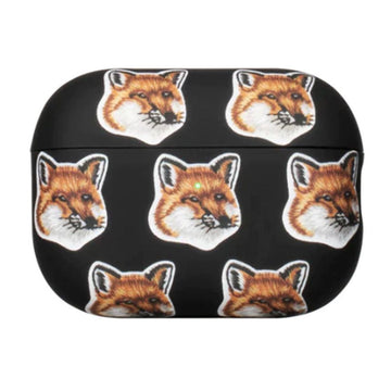 Maison Kitsune 24SS Fox Head Pattern AirPods Pro Case Black P198 114555599 [P]