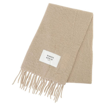 MAISON KITSUNE Maison Kitsuné Fransen Schal Dunkelbeige LM06206WA0022 P255 110883636 [P]