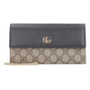Gucci GG Marmont Chain Wallet Black 546585 17WAG 1283 105711588 [P]