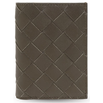 Bottega Veneta Intrecciato Two-Tone Card Case Flap Wallet 787595 VCPQ6 3392 103405057 [P]